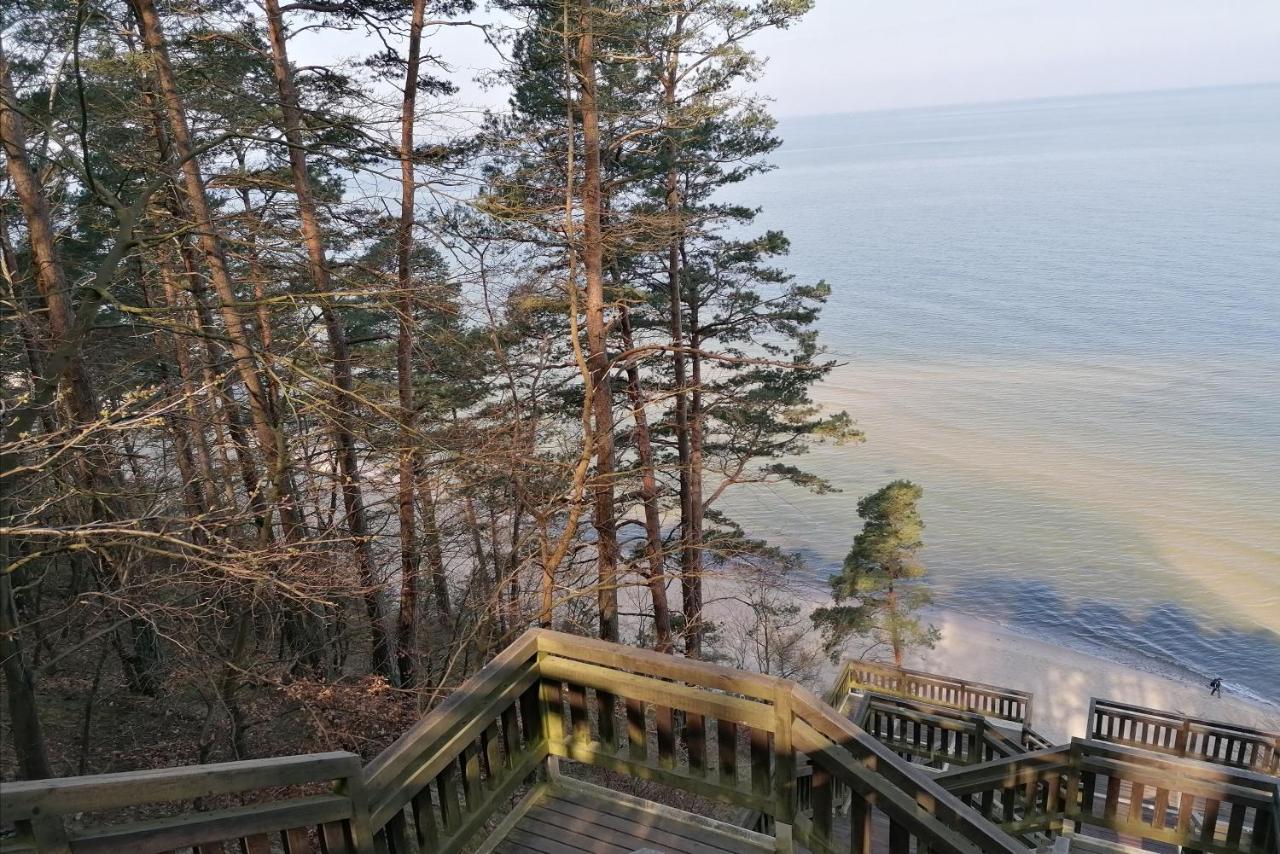 STRANDIDYLLE Apartment mit Meerblick und Kamin Misdroy Exterior foto