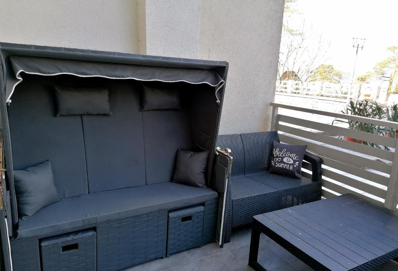 STRANDIDYLLE Apartment mit Meerblick und Kamin Misdroy Exterior foto