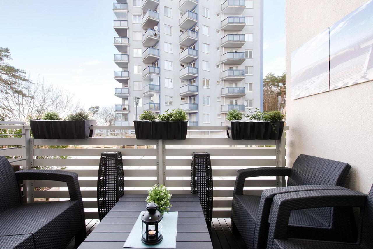 STRANDIDYLLE Apartment mit Meerblick und Kamin Misdroy Exterior foto