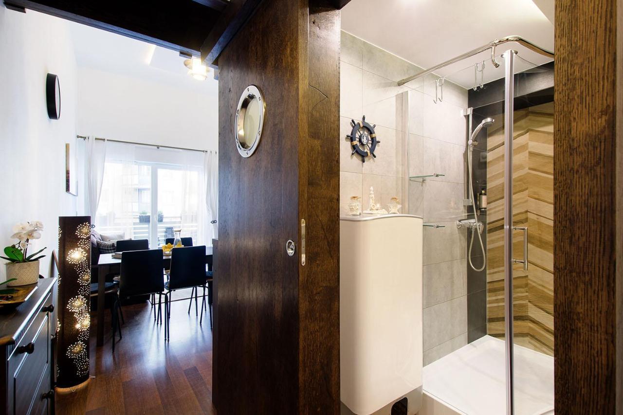 STRANDIDYLLE Apartment mit Meerblick und Kamin Misdroy Exterior foto