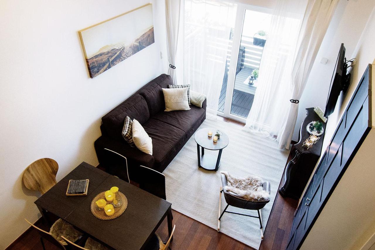 STRANDIDYLLE Apartment mit Meerblick und Kamin Misdroy Exterior foto